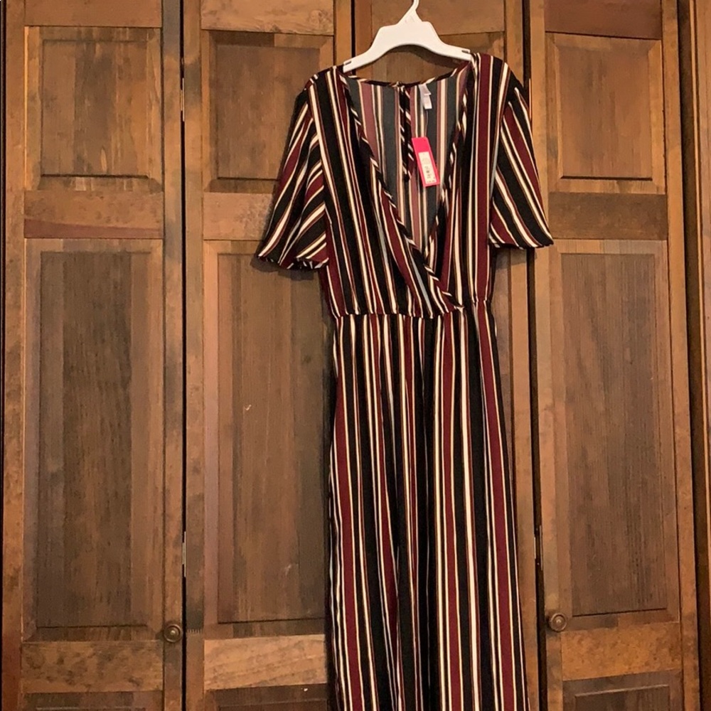 Striped Jumpsuit